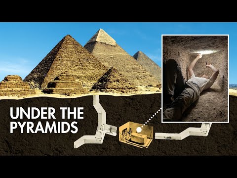 What is really under the Great Pyramids?
