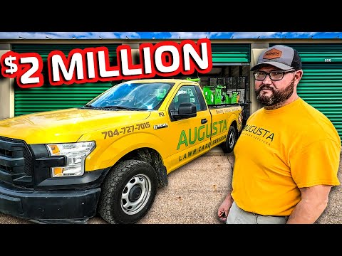 How to Run a $350K Lawn Care Business Out of a STORAGE UNIT