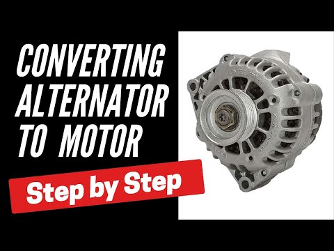 Convert Alternator to Brushless Motor