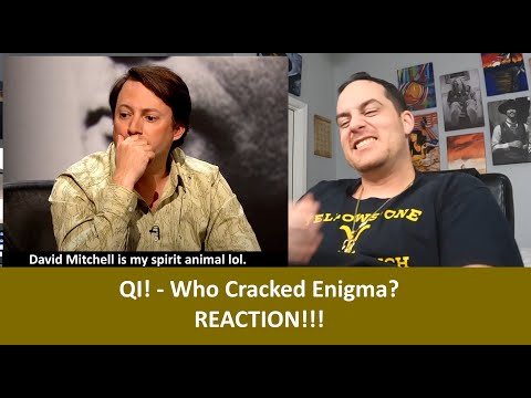 American Reacts QI | Who Cracked Enigma? REACTION