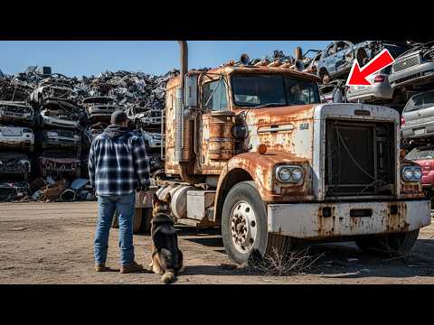 Everyone Laughed at the Veteran’s Old Semi — Until His Dog Revealed What He Built Inside