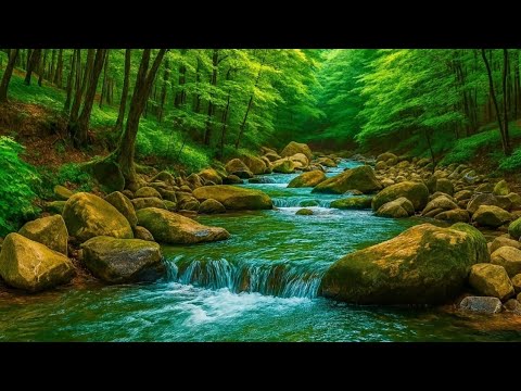 Relaxing Nature Sounds for Deep Sleep, Gentle Birdsong, Stream Sounds, Forest Sounds