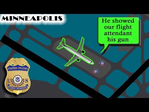 [REAL ATC] An UNRULY AIR MARSHAL forces emergency landing!