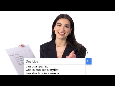 Dua Lipa Answers the Web's Most Searched Questions | WIRED