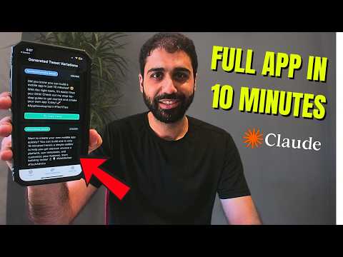 The EASIEST Way To Build Your Mobile App in 10 Minutes (AI Coding)