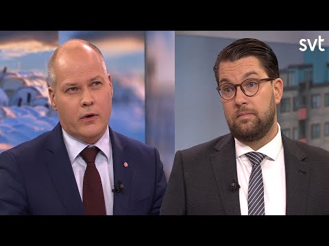 Jimmie Åkesson och Morgan Johansson i debatt om kvotflyktingar | Aktuellt