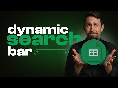 Build a Smart, Dynamic Search Bar in Google Sheets (No Add-ons Needed)