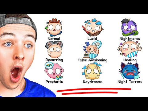 Reacting to DIFFERENT TYPES of DREAMS!