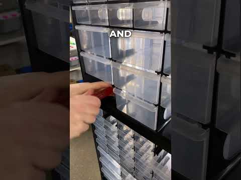 Small parts storage tower for my new workshop.