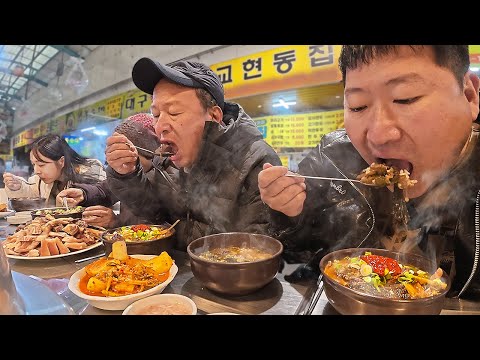After a hot spring trip in Chungju, a steaming bowl of gukbap to finish it off!