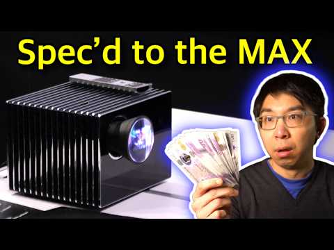 Valerion VisionMaster MAX: 4K Laser Projector with HDMI 2.1, Dolby Vision, Anamorphic Lens & 1G LAN