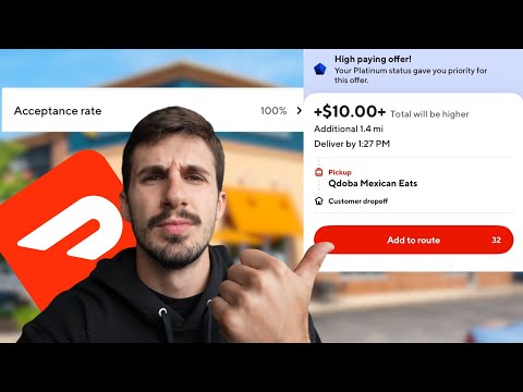 I Tried Doordashing With A 100% Acceptance Rate … 