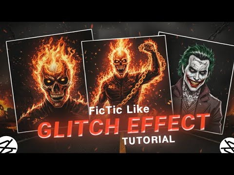 How To Make FicTic Like Comic Glitch Effect On Capcut | Funk Criminal  