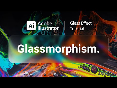 Illustrator Beginner Tutorial: Glass Effect (Glassmorphism)