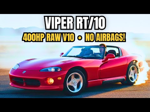 400HP DODGE VIPER: ZERO Airbags, ZERO ABS, ZERO Apologies
