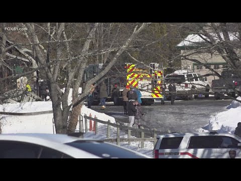 Fire tears through Branford barn with animals trapped inside