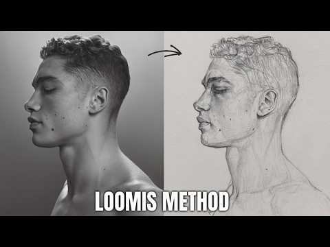 Learn FACE Drawing with the Loomis Method (Voice-Over Tutorial!)