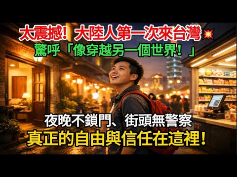 大陸遊客震撼！第一次來台灣就不想走：夜不鎖門、超市無人值班，真正的安全感在這裡！