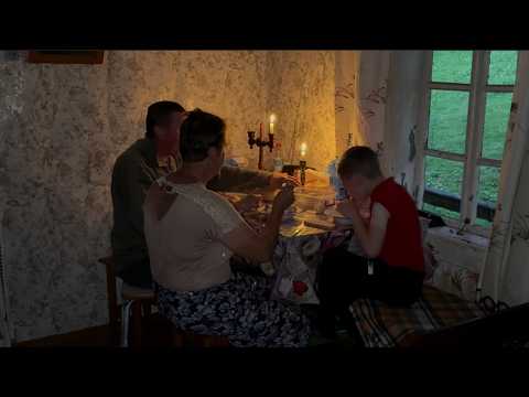 The difficult life of people high in the mountains, without light, Far from Civilization.