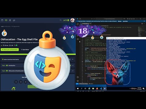 TryHackMe Obfuscation - The Egg Shell File - Advent of Cyber 2025