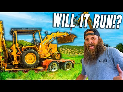 Will it Run? @HeavyDSparks bought a broken Backhoe