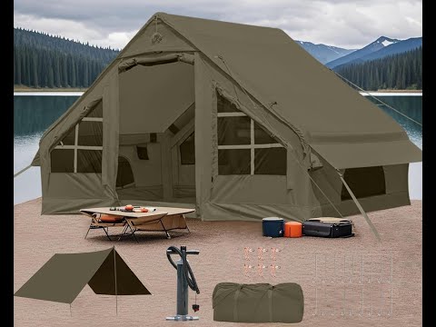 Review: The Ultimate 2025 Glamping Setup: DanCoom Inflatable Tent (2-8 Person)