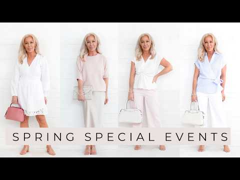 Spring Event Outfit Guide  for Women Over 40, Over 50, Over 60