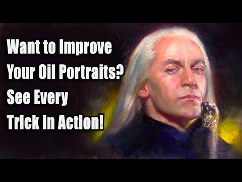 See Every Stroke – Watch This Painting Portrait Come to Life from Start to Finish!