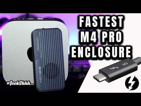 Acasis 80 Gbps Thunderbolt 5 Enclosure Review.... MacMini TB501Pro M4MacMiniPro MacbookPro