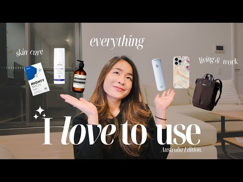 住澳洲6年🌟日常 (愛) 用品分享！痘肌清潔保養品｜最像台灣口味的水餃｜軟硬度可調床墊｜提升生活質感的噴霧&洗手乳｜無奶奶油/燕麥奶品牌｜工作必買水壺&後背包｜兩個學澳式英文必聽Podcast