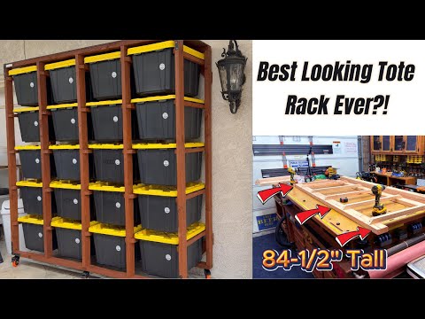 Best Looking Tote Rack Ever?!  |  27-gallon tote |  TRGPW 
