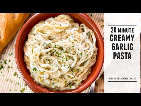Creamy Garlic Pasta | The SIMPLEST & Most INCREDIBLE 20 Minute Recipe