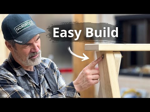 💪 DIY Foldable Sawhorses – Strong, Simple & Space-Saving! 🔥🛠️