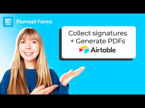 Automate digital signatures and PDF creation in Airtable