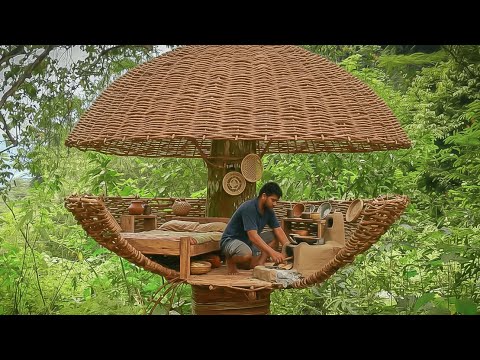 Amazing House-Building Skills Using Crude Tools in the Tropical Rainforest