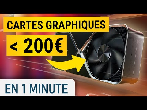 Top 10 des cartes graphiques à moins de 200€