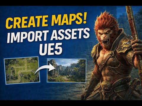 Unreal Engine 5 Action RPG Tutorial #4 — Create Maps, Import Assets & Project Settings