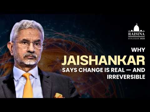 Jaishankar on the Three Big Shifts Shaping Our World