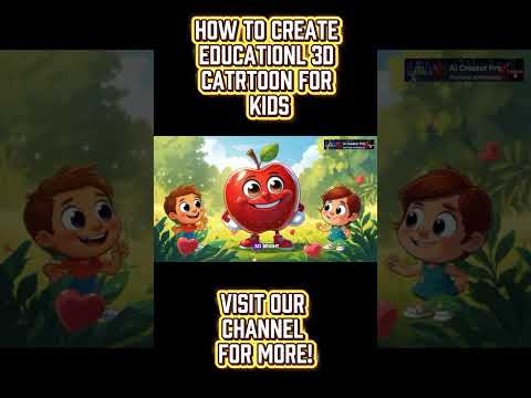 How to Create Educational 3D Animated Stories for Kids | FREE Tools