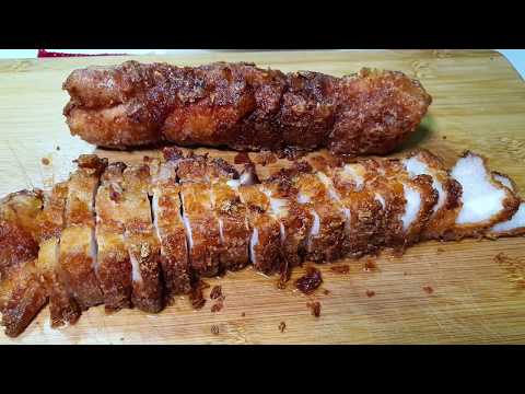How to make crispy deep fried pork belly 南乳炸肉