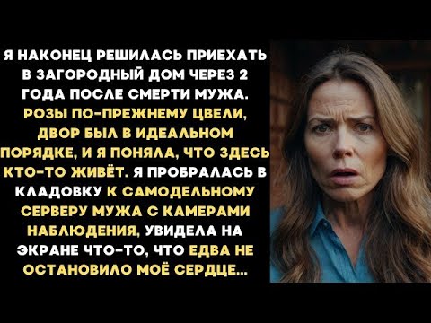Я решилась приехать в дом умершего мужа, а там кто-то живет. На камерах наблюдения увидела ужасное..