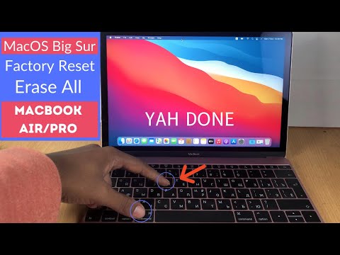 Factory Reset macOS Big Sur On Macbook Air/Pro [Default Setup]