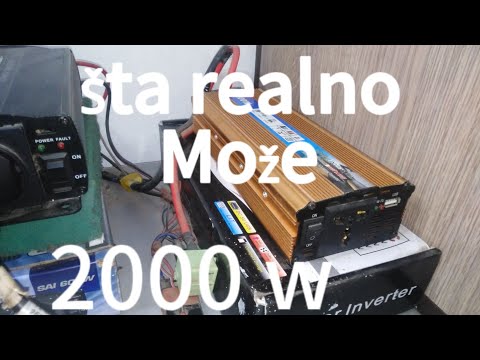 testiranje pretvarača napona 12 na 220v