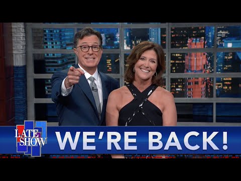 460 Days Later, Stephen Colbert Returns To THE Late Show Stage With A Full Audience