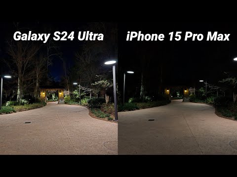 Galaxy S24 Ultra Camera vs iPhone 15 Pro Max Low Light Comparison
