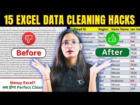 15 Excel Data Cleaning Hacks | Data Cleaning Tricks in MS Excel | Computer Tech Academy