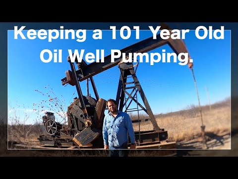 Maintenance on a 101 Year Old Oil Well
