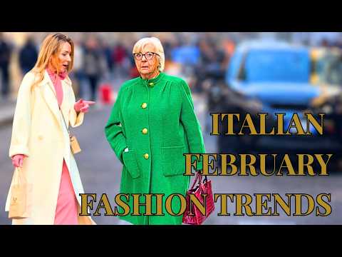 ITALIAN STREET STYLE 2026 🇮🇹 | Milan’s Most Elegant Women – Bold Colors & Timeless Fashion