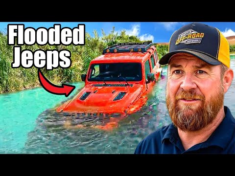 Rescuing $500,000 Totaled Jeeps… Don’t Drive In Water!
