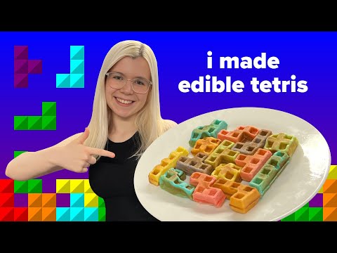 I made edible Tetris